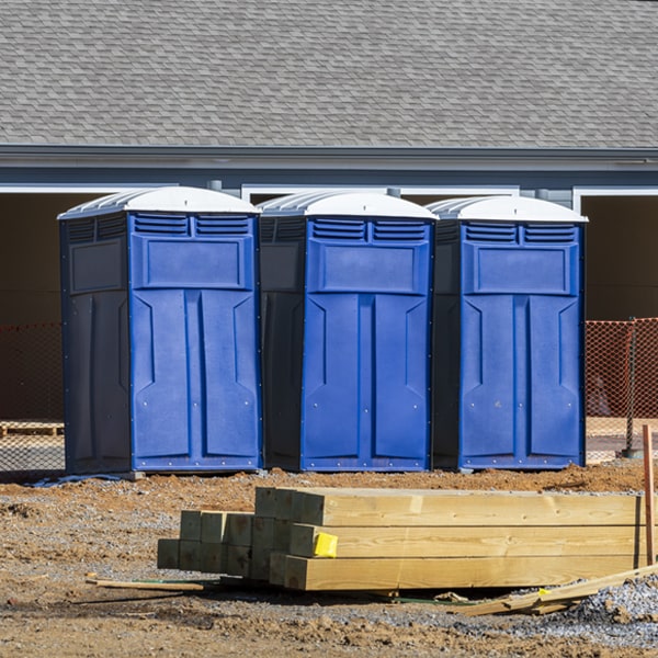 what is the cost difference between standard and deluxe portable toilet rentals in Barnard MO